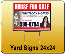 Yard Signs 24x24 - Yard Signs & Magnetic Business Cards | Cheapest EDDM Printing